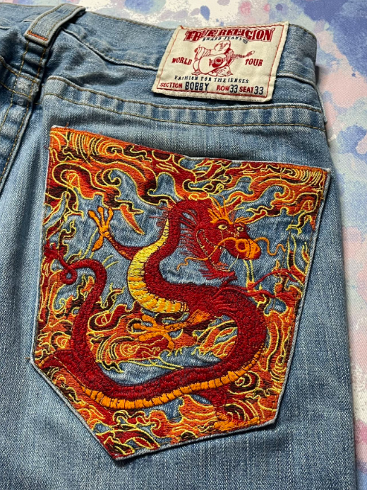 Dragon Patch Jeans